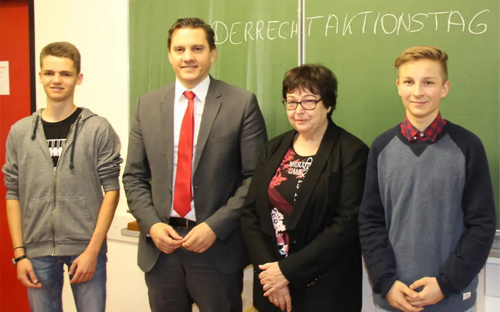 Johannes Fechner im Goethe-Gymnasium Emmendingen © Ralf Spörkel