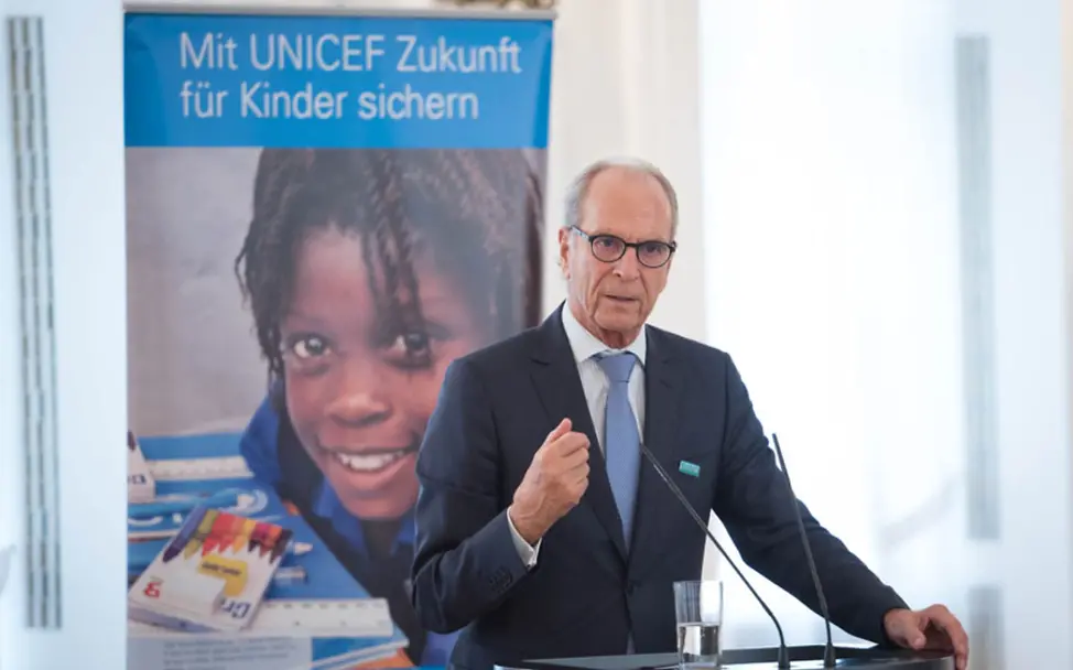 UNICEF-Vorstandsvorsitzender Dr. Jürgen Heraeus
