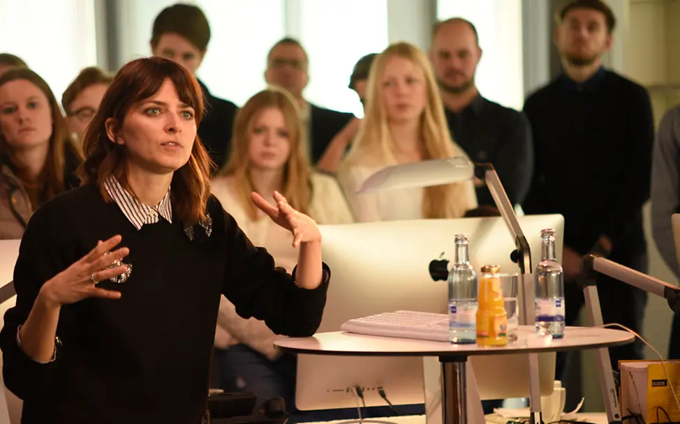 Eva Padberg bei der schwaebischen Zeitung