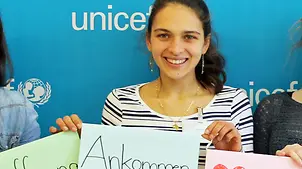 Yasmin aus Leipzig ist begeisterte UNICEF-JuniorTeamerin 