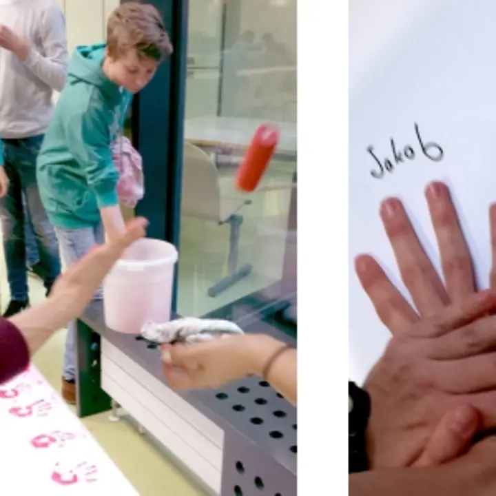 Red Hand Day am ANGELL-Gymnasium © Angelina Hamacher