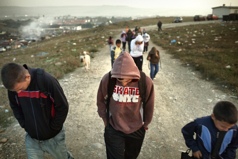 Zielscheibe Roma, Rumänien