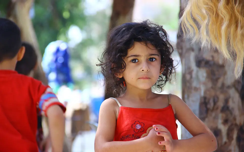 Geschäftsbericht 2015 | © UNICEF/Syria/2015/Khudr Al-Issa Titelbild Geschäftsbericht 2015