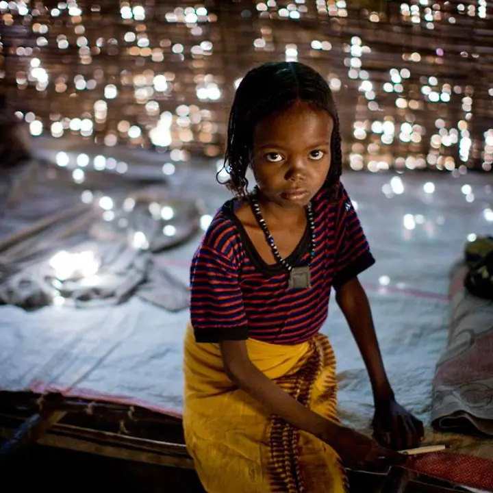 Äthiopien Fatima (7) aus dem Dorf Karenssa in Äthiopien