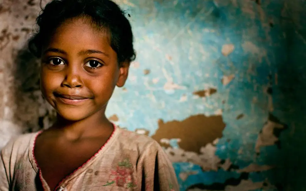 Sudan Fatma aus dem sudanesischen Dorf Aroma