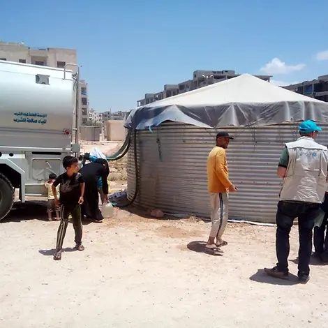 Helfen in Aleppo - UNICEF-Mitarbeiter berichtet aus Syrien Maher-Photo_WASH_Aleppo