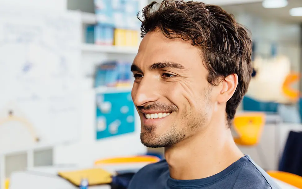 Mats Hummels beim Dreh des UNICEF-Spots | © Holger Riegel Mats Hummels beim Dreh des UNICEF-Spots