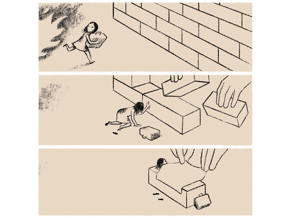 Illustration: Mein Wunsch für Flüchtlingskinder | © UNICEF/UN033348/Niemann Christoph Niemann: Mein Wunsch für Flüchtlingskinder