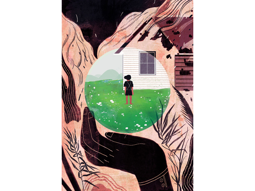 Illustration: Mein Wunsch für Flüchtlingskinder | © UNICEF/UN033370/Feng Lisk Feng: Mein Wunsch für Flüchtlingskinder