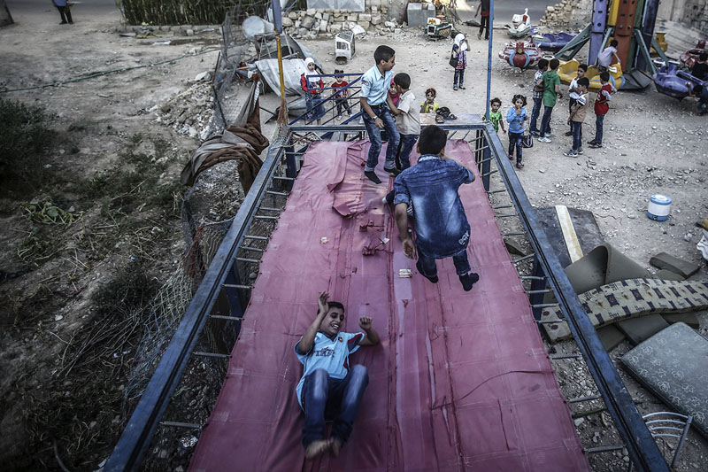 Syrien: Die Kinder, die aushalten müssen | © Mohammed Badra (epa)