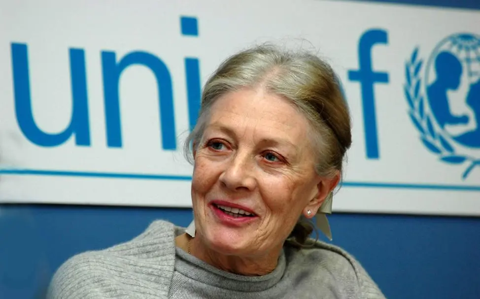 Tritt seit den 1990er Jahren für die Kinder in den Krisengebieten der Erde ein - UNICEF-Botschafterin Vanessa Redgrave. Neues Dokument
