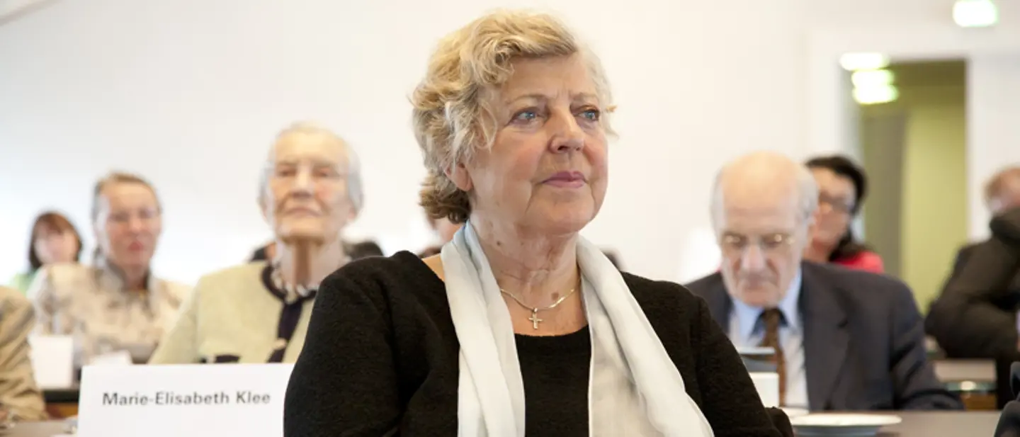 Marie-Luise Marjan bei der Mitgliederversammlung | © UNICEF/Dirk Gebhardt UNICEF-Patin Marie-Luise Marjan bei der Mitgliederversammlung