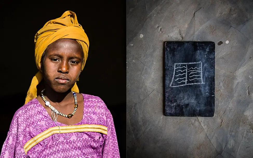 Yekoura will eines Tages ihre Erlebnisse aufschreiben | © UNICEF Chad/Tremeau Chad: Yekoura wurde Opfer eines Selbstmordattentats