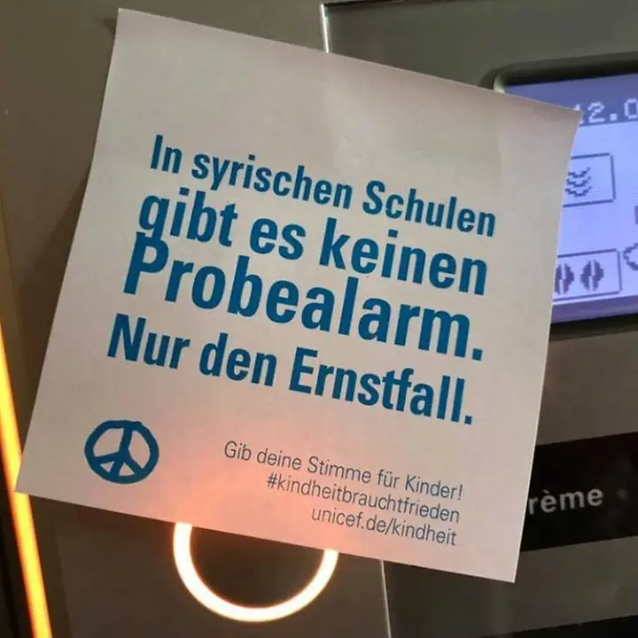 Kindheit braucht Frieden