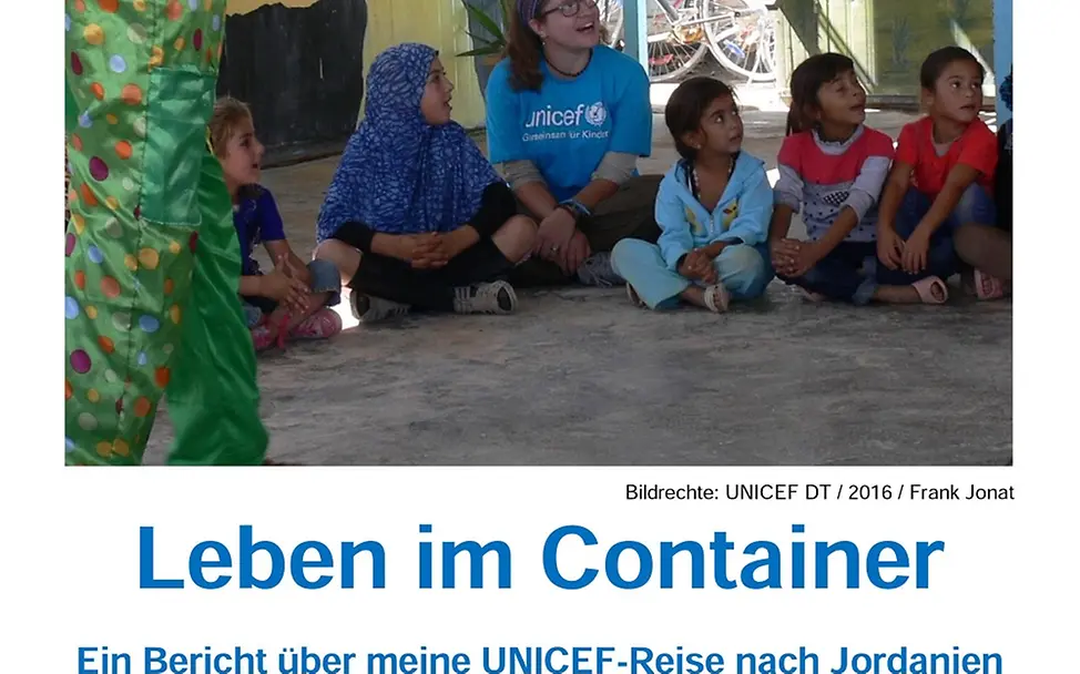 Vortrag "Leben im Container" (c) UNICEF DT/2017/Kerstin Schönenborn