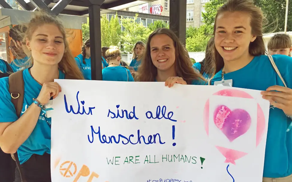 Zum G20: "Wir sind alle Menschen!"