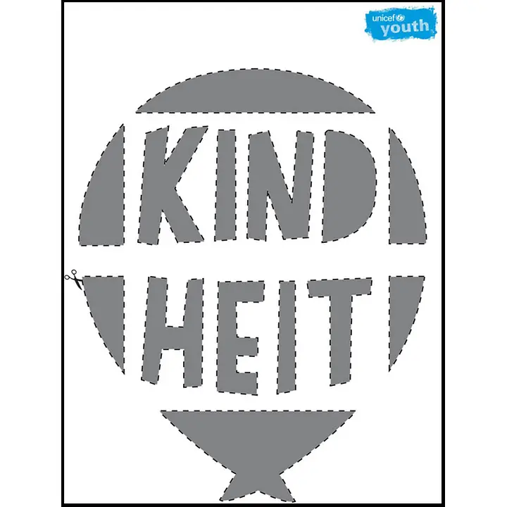 #sprayforpeace – Schablone "Kindheit" Vorschau #sprayforpeace – Schablone "Kindheit" Vorschau