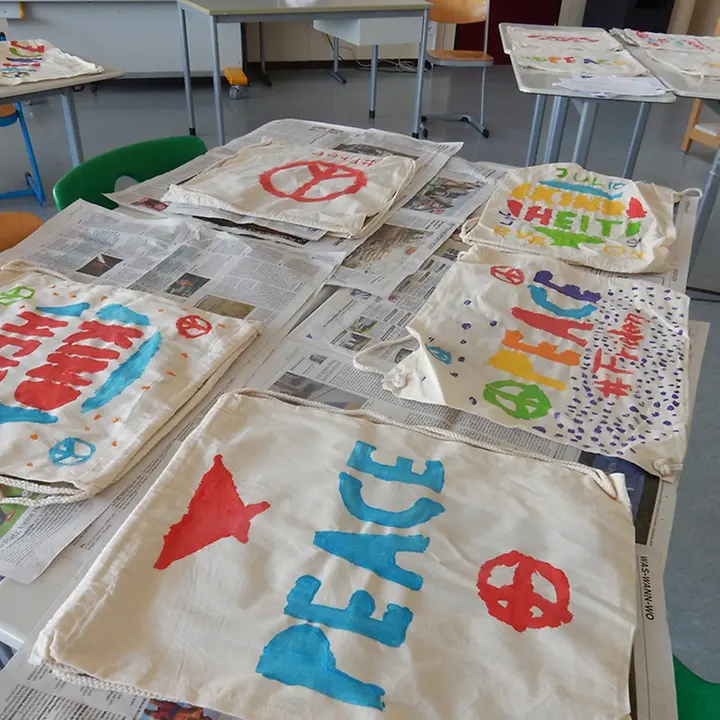 Schulprojekt in Dusslingen (c) Unicef DT/2017/Kerstin Schönenborn