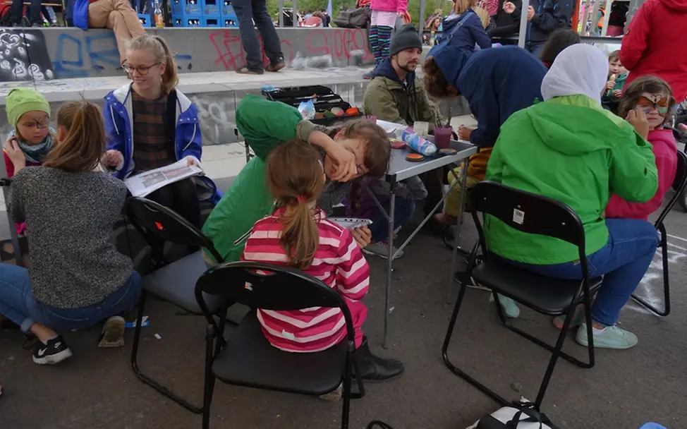 Juniorteam beim Westbesuch 2017