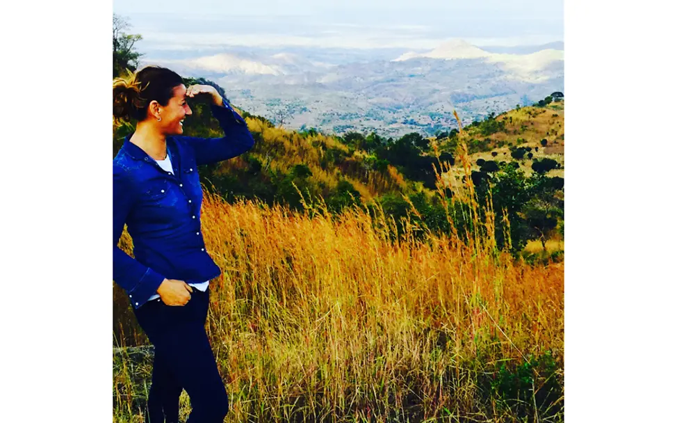 Malawi: Sandra Thier genießt den Ausblick