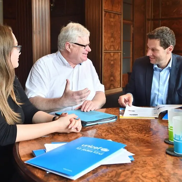 Besuch des Oberbürgermeisters© UNICEF Bochum