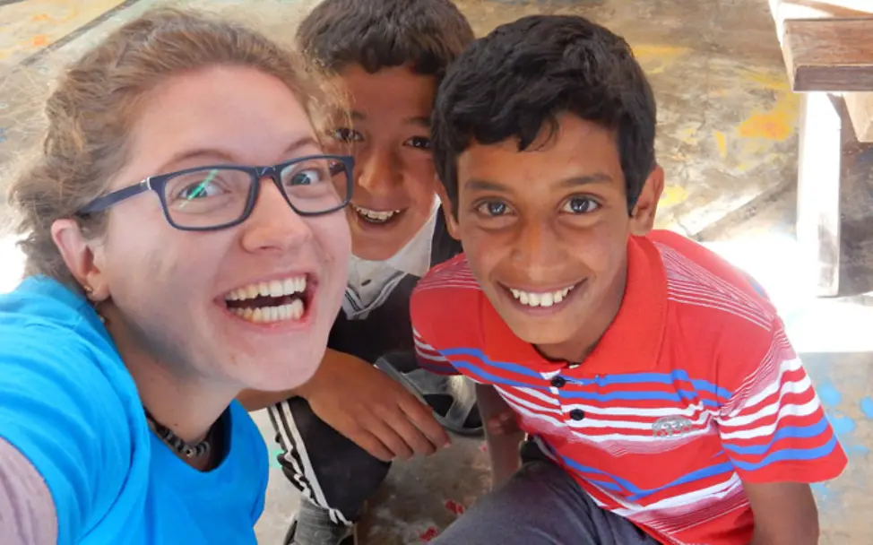 Sieben Gründe für's Ehrenamt: Kerstin Schönenborn und zwei Jungs.