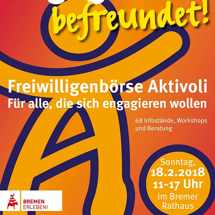 Aktivoli Plakat 2018 © Bremer Freiwilligenagentur Aktivoli Plakat 2018 © Bremer Freiwilligenagentur