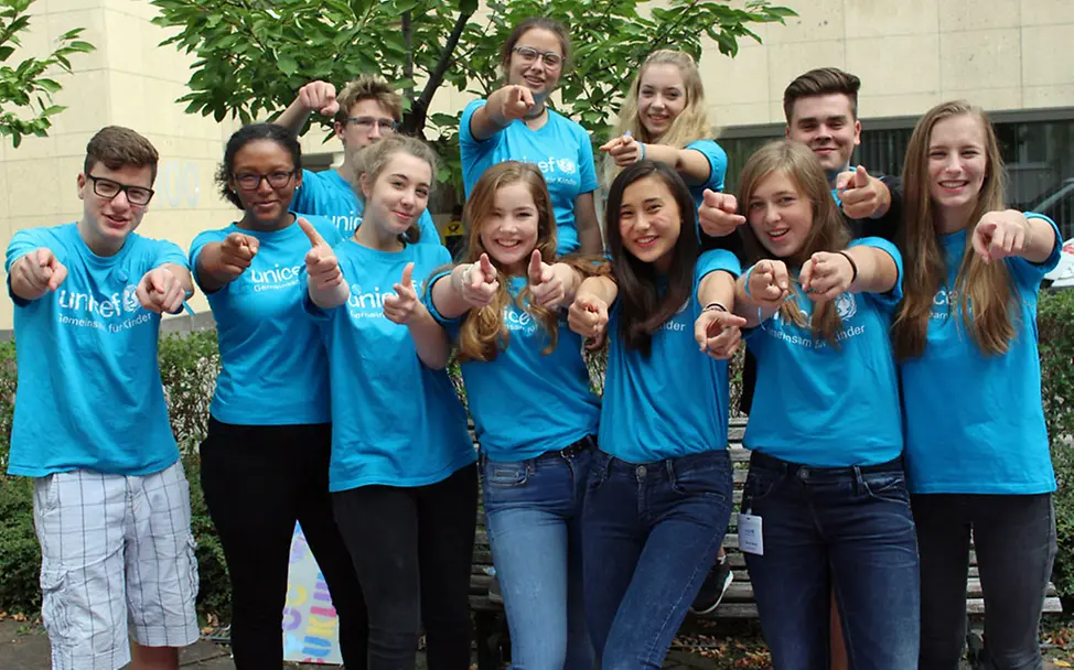 Der UNICEF-JuniorBeirat | © UNICEF/Jessica Hanschur Umfrage zur Bundestagswahl 2017: Der UNICEF-JuniorBeirat rief zur Beteiligung auf