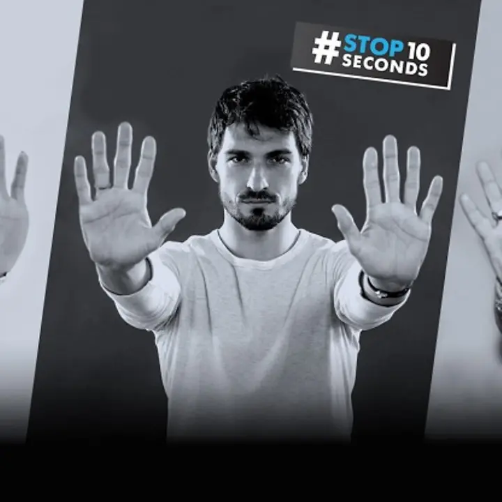 #Stop10Seconds | © UNICEF #Stop10Seconds: Spendenaktion von UNICEF mit Mats Hummels, Udo Lindenberg, Angelique Kerber
