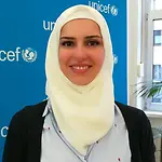 UNICEF-Praktikantin Riham verließ im Oktober 2015 Aleppo | © UNICEF/Ninja Charbonneau UNICEF-Praktikantin Riham Sabbagh