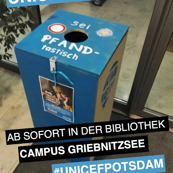 UNICEF-Pfandbox
