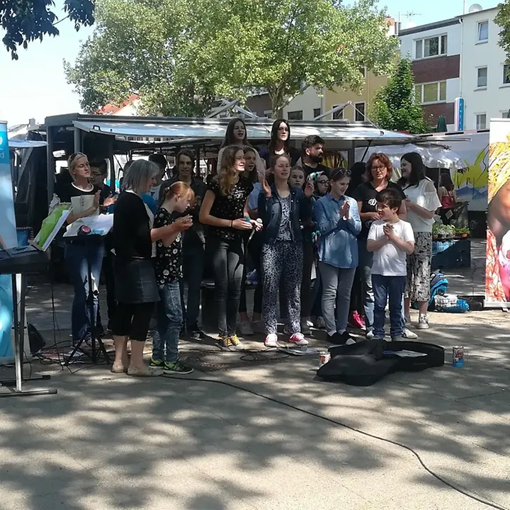 Singen Findorffmarkt © UNICEF Bremen