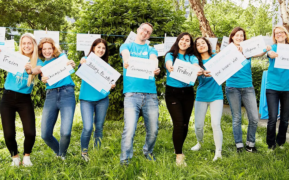 UNICEF-Aktion #träumesindgrenzenlos