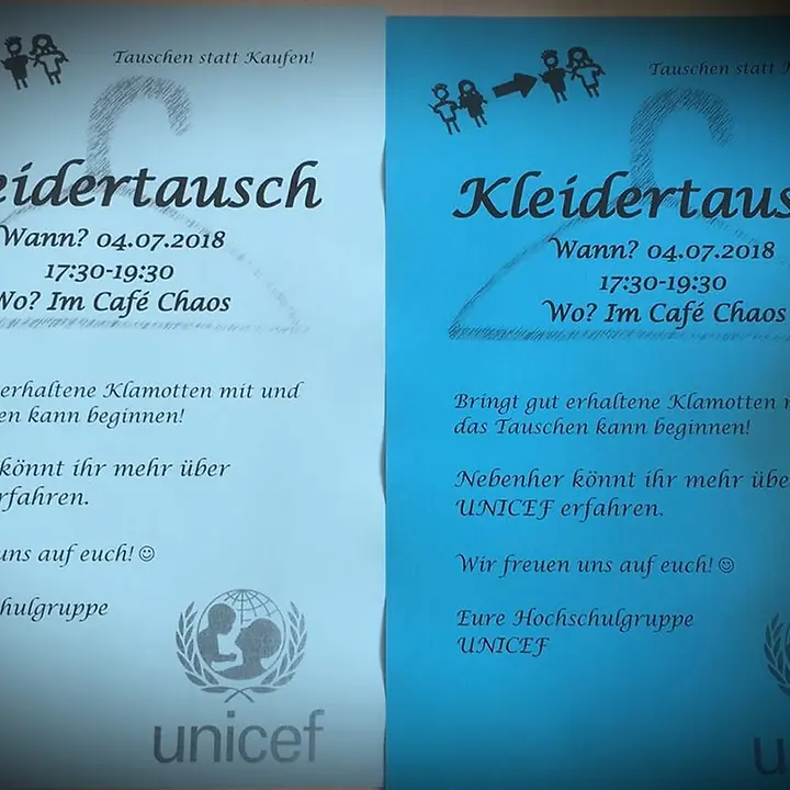 Kleidertausch: Flyer
