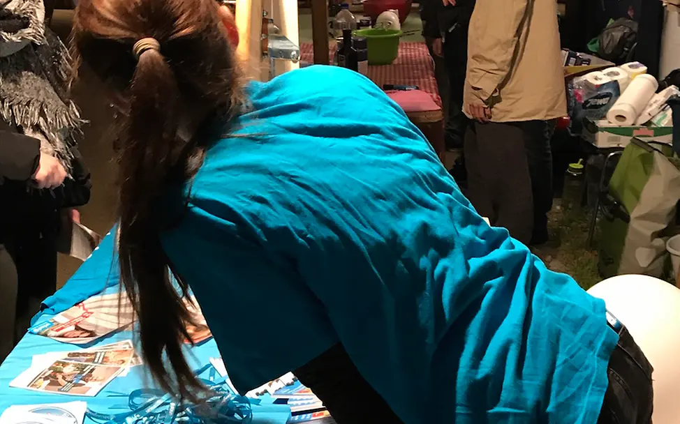 UNICEF-Stand beim WarmUP 2018 | © UNICEF Potsdam/Schrödelsecker