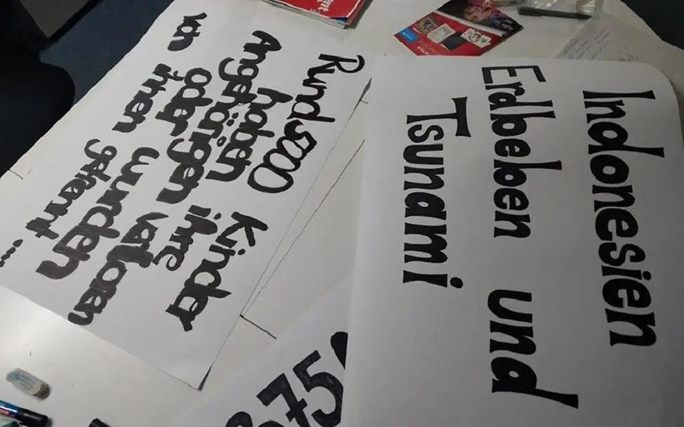 Hilfe für Indonesien! Aktion der HSG Frankfurt am Main 