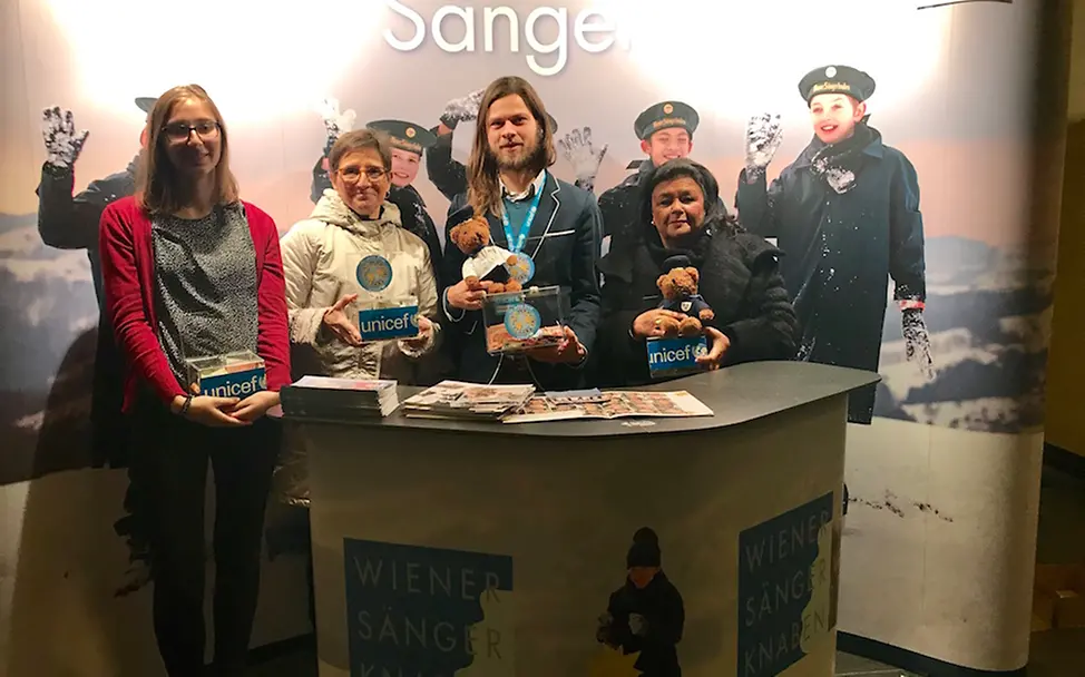 Wiener Sängerknaben 2018 in der Nikolaikirche | © UNICEF Potsdam/Schrödelsecker
