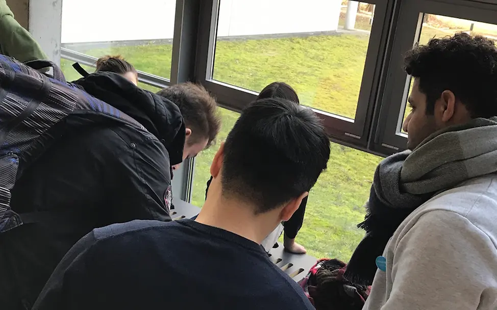 Red-Hand-Day am Campus Griebnitzsee | © UNICEF Potsdam/2019/Schrödelsecker