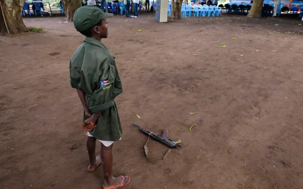 Red Hand Day 2019: Ehemaliger Kindersoldat im Südsudan
