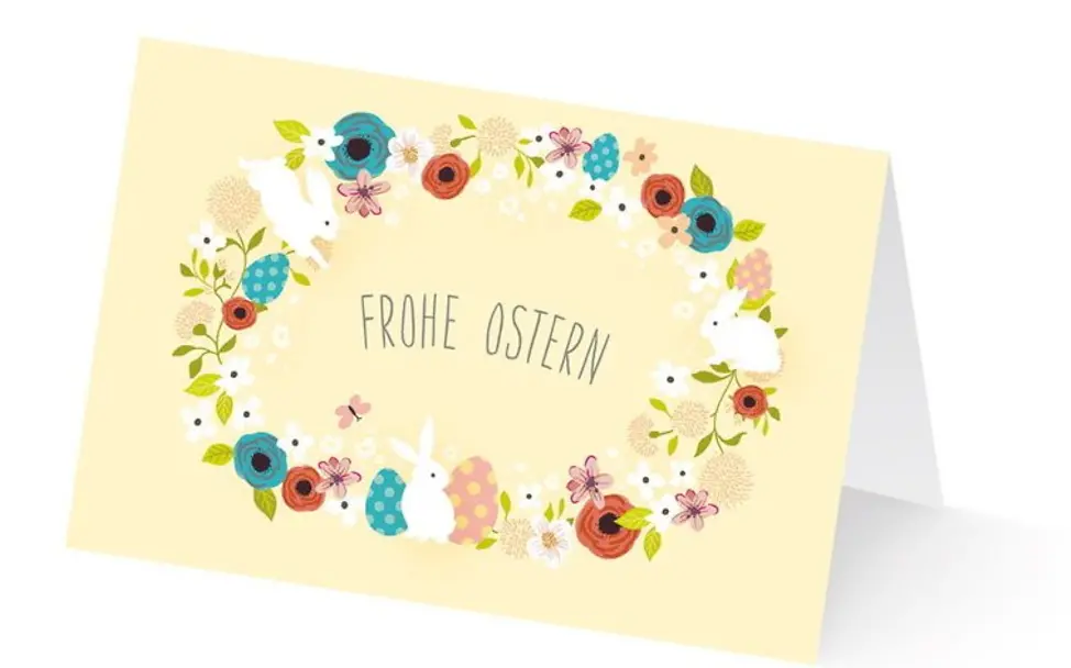 Grußkarte von UNICEF aus dem Set "Frohe Ostern!", Artikelnummer 82460