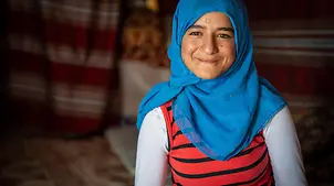 Madelin (12) | © UNICEF/Herwig Jordanien: Portrait von Madelin (12), ein syrisches Flüchtlingsmädchen