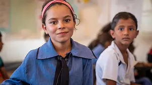 Malak (9) | © UNICEF/Herwig Jordanien: Portrait von Malak (9), ein syrisches Flüchtlingsmädchen