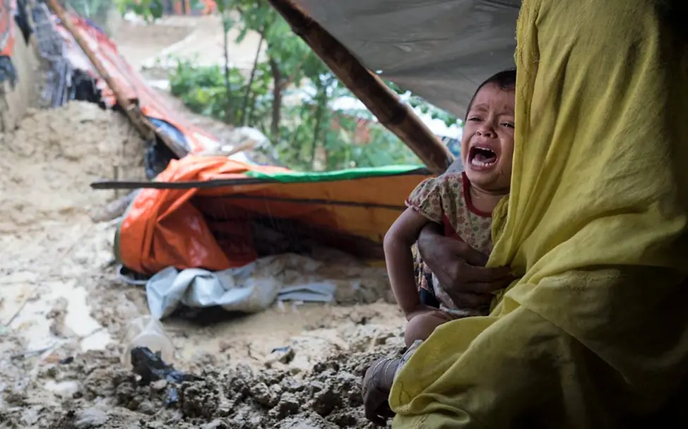 Monsun in Asien: Starkregen und Stürme bringen Kinder in Gefahr. | © UNICEF/Nybo Der Monsun hat Südasien mit voller Wucht getroffen.