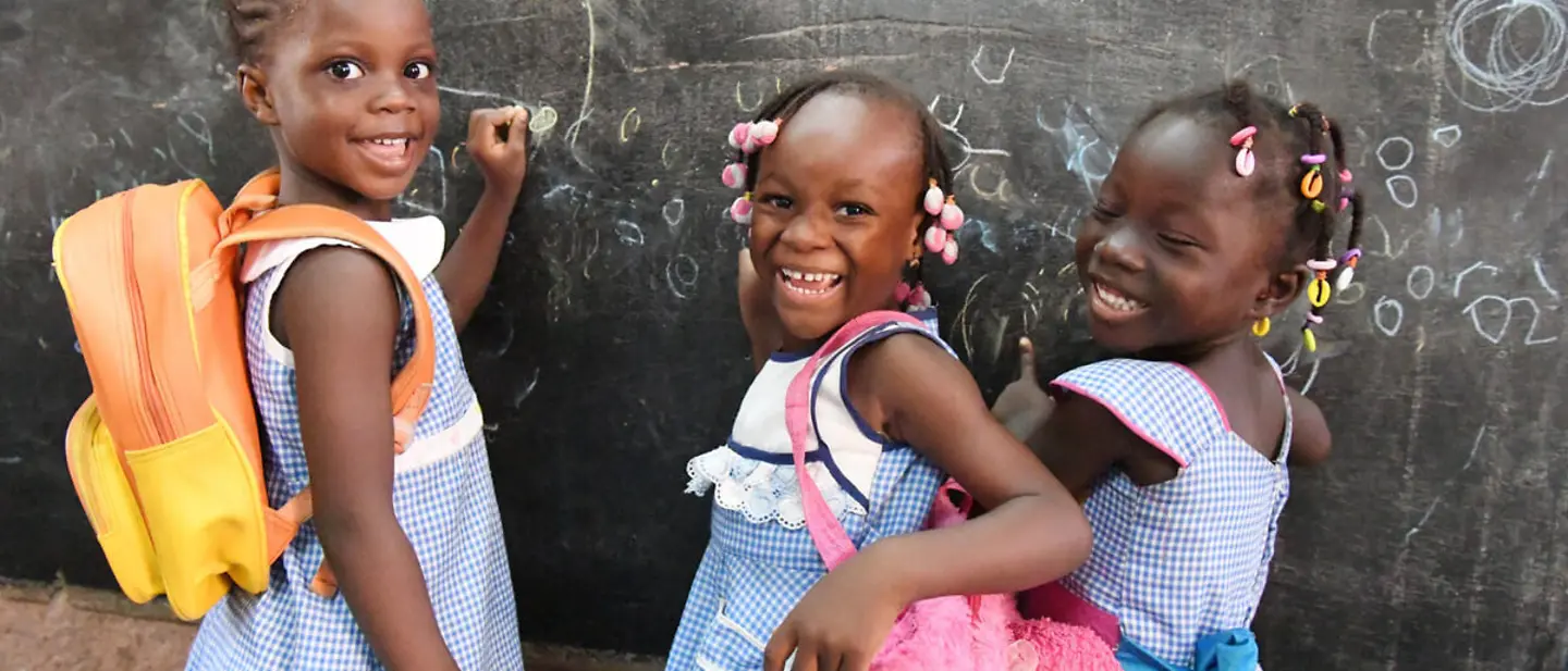 Vorschulkinder in der Elfenbeinküste