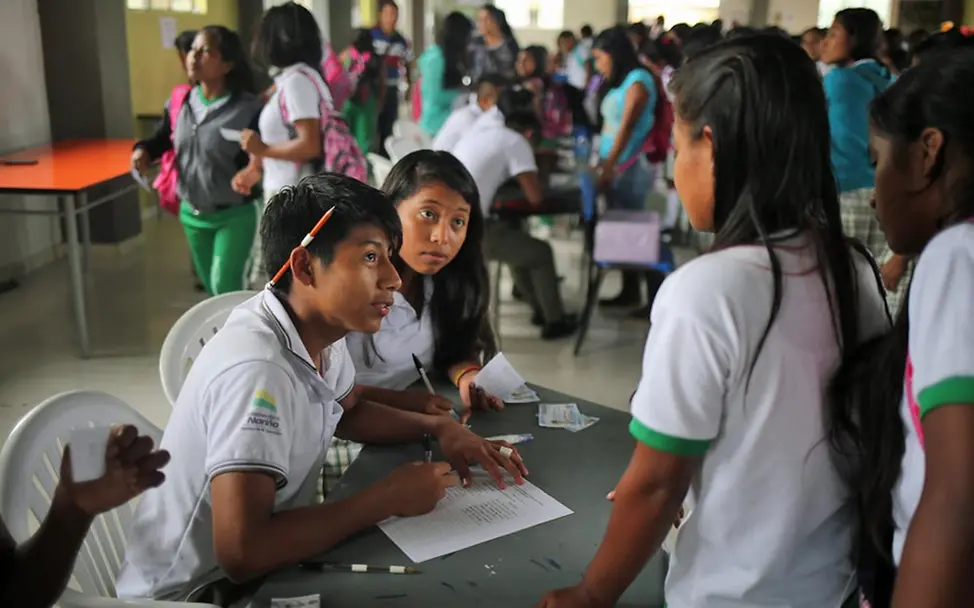 Viele Kinder in Kolumbien haben brutale Angriffe erlebt. | © UNICEF/LeMoyne Kolumbien: Kinder haben Gewalt und Krieg hinter sich.