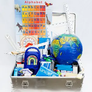 Spende verschenken: Schule in der Kiste - das mobile Klassenzimmer