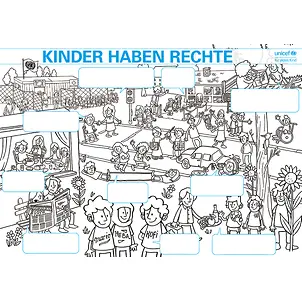 Ausmalbild_Kinderrechte-Poster-ohneText_2019_A4_sw