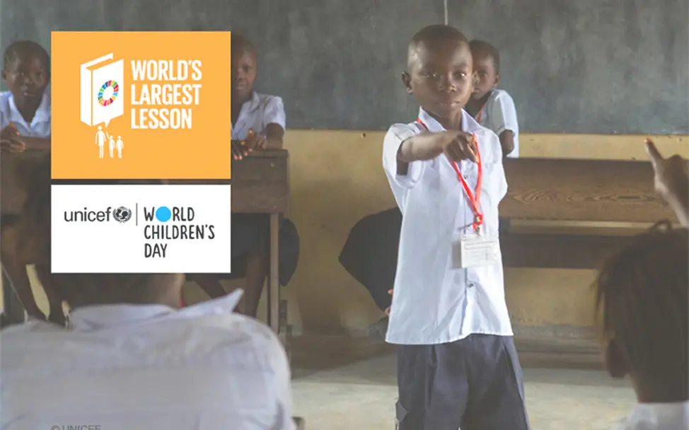 World's Largest Lesson | © UNICEF/World's Largest Lesson World's Largest Lesson