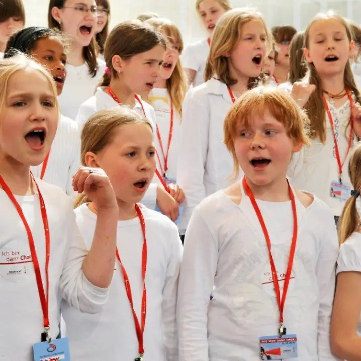 Kinderchor beim Chorfest in Bremen. @Jan Rathke