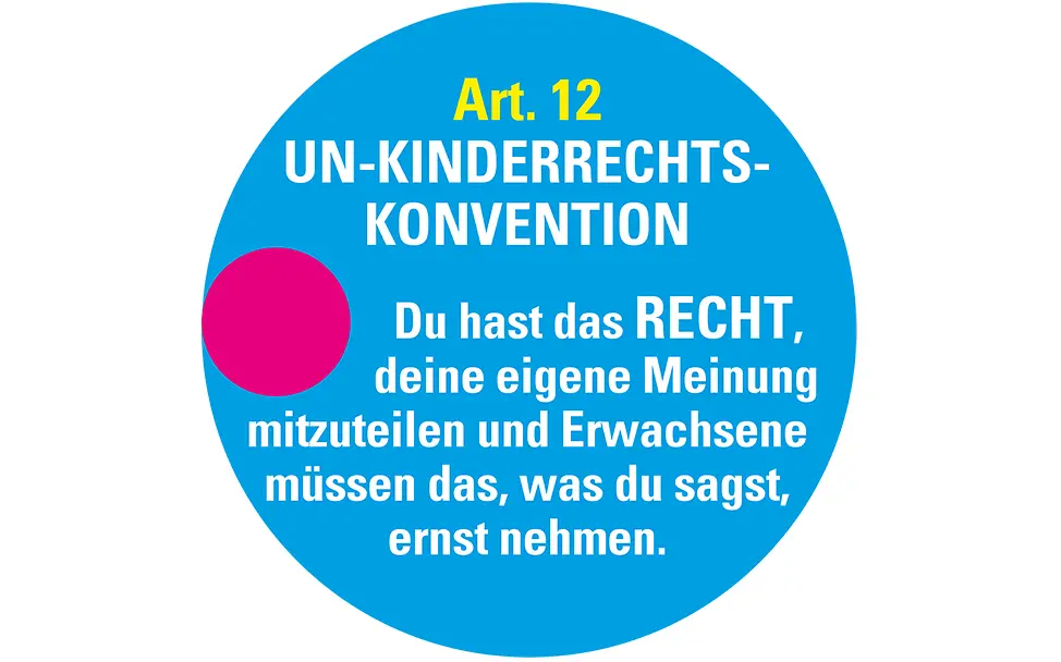 Grafik 2 AUN-Kinderrechtskonvention: Alle Kinder haben das Recht auf Mitbestimmung | © UNICEF UN-Kinderrechtskonvention: Alle Kinder haben das Recht auf Mitbestimmung